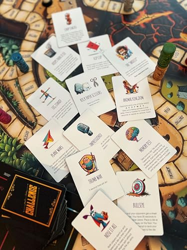 Just Another Board Game - by Crafty Dog - A Strategy Game for Kids & Adults with Charades, Trivia and Challenges
