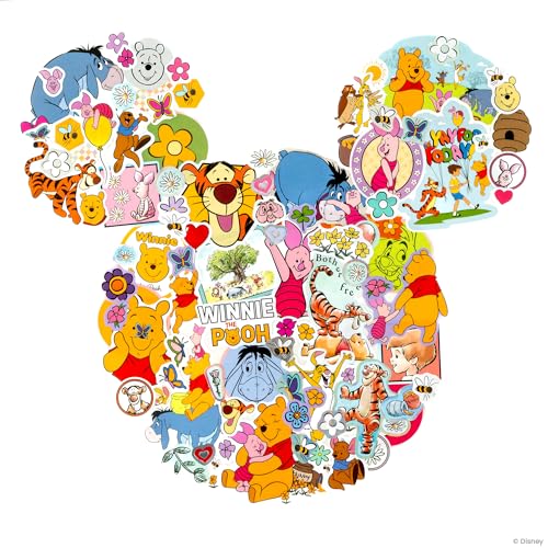 Fashion Angels Disney Winnie the Pooh 1000+ Tabbed Sticker Collection Book | Includes Holographic, Vinyl & Alphabet Stickers, For Kids Ages 6+ - color: Winnie the Pooh