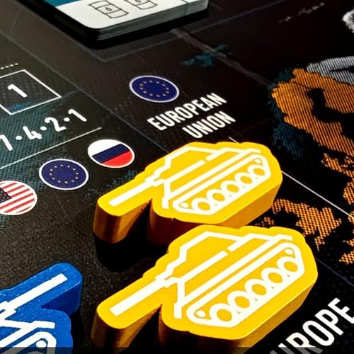 World Order - Political & Economic Events Board Game, Asymmetric Card Driven Play, Global Power Area Control, Deck-Building, Ages 14+, 2-4 Players - style: Political & Economic Events