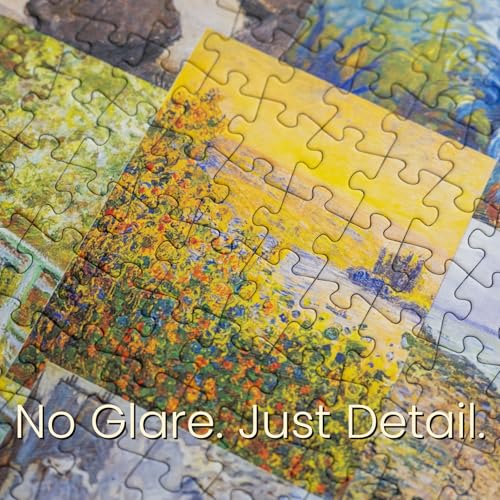 Claude Monet Impressions of Light Part 1, Premium 1000 Piece Jigsaw Puzzle for Adults, Glare-Free, Soft-Touch Puzzles, Made in USA, Puzzle Lovers Gift Ideas, 26.6" x 19.25" - color: Claude Monet Impressions of Light, Part 1