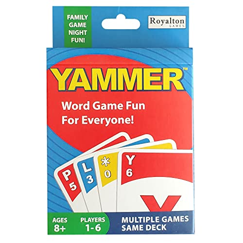 Word Card Game, Fun Family Word Game for Adults, Kids, Game Night, 1-6 Players, Ages 8+