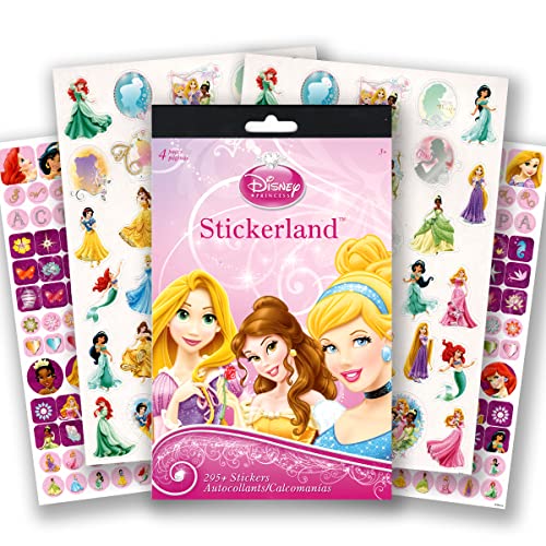 Disney Princess Coloring Book and Sticker Activity Set for Kids - Bundle with Princess Books, Princess Imagine Ink, Stickers, and More – Featuring Cinderella, Rapunzel, Ariel, Belle and More