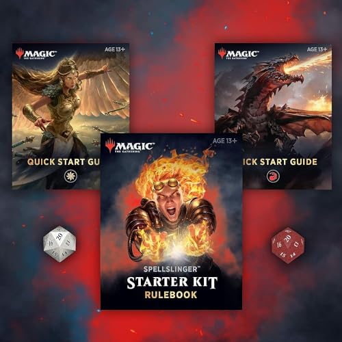 Magic: The Gathering Spellslinger Starter Kit Core Set 2020 (M20) | 2 Starter Decks | 2 Dice | 2 Learn to Play Guides