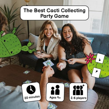 What's The Point? The Cactus Card Game - A Fun and Strategic Game for Families, Perfect for Family Play Night, Easy to Learn, Portable for Travel, and Ideal for Players of All Ages