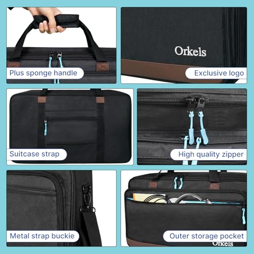 ORKELS DJ Controller Case for DDJ-GRV6, DDJ-REV5, DDJ-REV7, DDJ-FLX6-GT, DDJ-800, XDJ-RR, DDJ-1000SRT, RX, S8, DDJ SX, SX2, SX3, Inpulse 500 DJ Controller - size: DDJ-SX/SX2/SX3/FLX6/FLX10/REV5/REV7