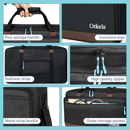 ORKELS DJ Controller Case for DDJ-GRV6, DDJ-REV5, DDJ-REV7, DDJ-FLX6-GT, DDJ-800, XDJ-RR, DDJ-1000SRT, RX, S8, DDJ SX, SX2, SX3, Inpulse 500 DJ Controller - size: DDJ-SX/SX2/SX3/FLX6/FLX10/REV5/REV7