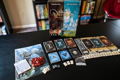 Brotherwise Games Call to Adventure | Strategy Board Game, For 2, 4 Players, Ages 13+, Contains over fully illustrated 150 cards and 24 custom runes