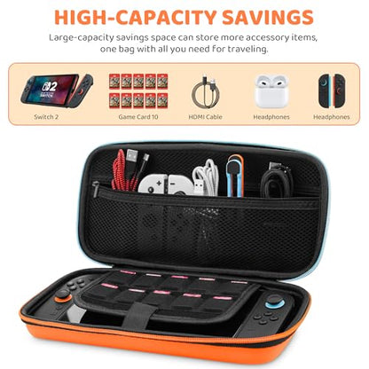 FUNDIARY SWITCH 2 Carrying Cases (Orange) - color: Orange