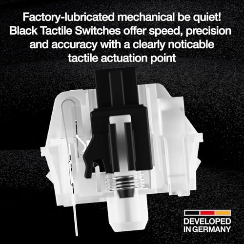 be quiet! Light Mount Mechanical Keyboard | Tactile | Hot-Swappable Lubricated Silent Switches | 3D Media Wheel | ARGB Keyboard | Quality PBT Double-Shot Keycaps | Programmable | BT004US - style: Light Mount Tactile