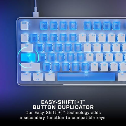 Turtle Beach Vulcan II TKL Pro Hall-Effect Mechanical RGB Gaming Keyboard | Magnetic Switches, Adjustable Actuation, Customizable RGB Keys, Rapid Trigger, Swappable Keycaps, Tenkeyless, White - color: White