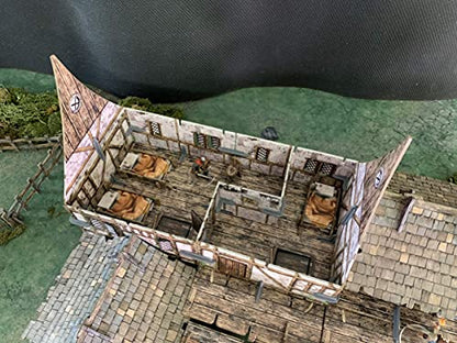 Battle Systems Fantasy Terrain Tavern - 28-35mm DND D&D RPG Wargames Historical/Fantasy Card Scenery - style: Tavern