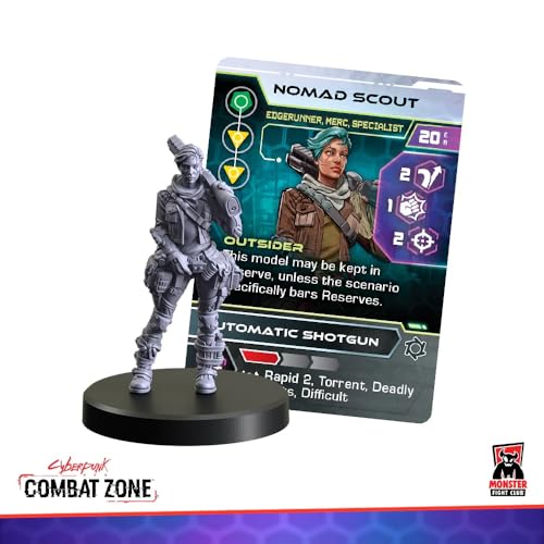 Monster Fight Club Cyberpunk Red Combat Zone Miniatures Expansion: Edgerunners 1 Starter Gang - style: Edgerunners 1