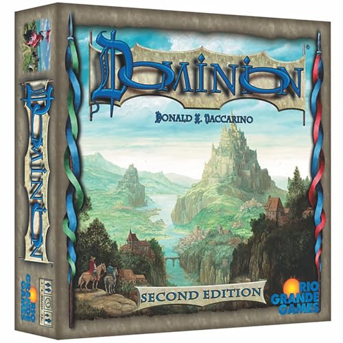 Rio Grande Games Dominion 2nd Edition Deck Building Strategy Card Game for 2-4 Players, Ages 13 Plus