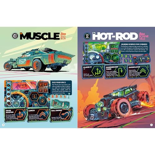 Rebellion Unplugged: Joyride: Survival of the Fastest - Car Combat Board Game, Battle On Maps & Racetracks, Ages 12+, 2-4 Players - style: Base Game