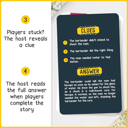 WELL BALANCED Road Trip Mysteries - Car Game for Adults & Teens, Road Trip Travel Essentials