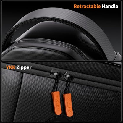 COOWPS Sling Bag for Nintendo Switch 2/Steam Deck, Portable Travel Bag | Stylish Unique Design, EVA Hard Shell Thickened Lining, Full Protection Game Console Crossbody Travel Pouch Waterproof