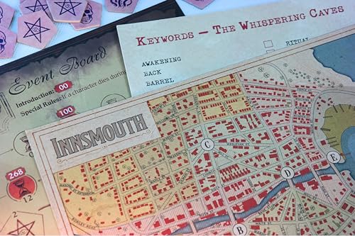 Miskatonic Tales: Journey to Innsmouth by Chaosium Inc. | Ages 14+ | 1-4 Players | 90-180 Minute Playing Time | Storytelling Board Game
