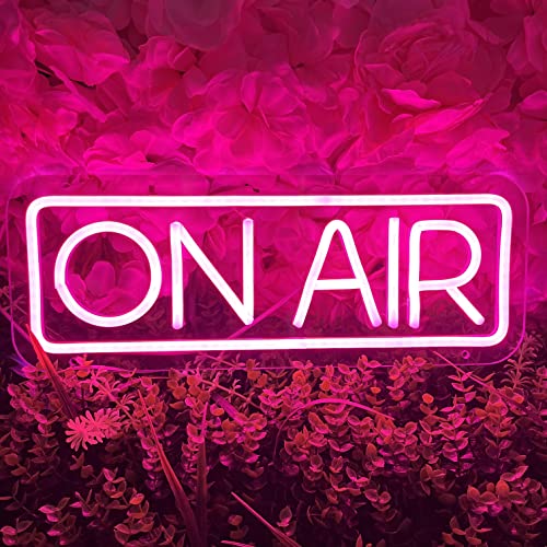 On Air Neon Sign for Gaming Room Wall Decor LED Neon Sign for Live Studio Recording Light Sign Decor Man Bedroom Decoration - color: On Air
