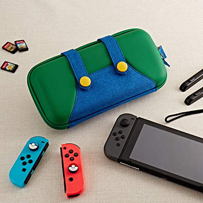FUNLAB Switch 2 Carrying Case Compatible with Nintendo Switch 2/1/OLED, Portable Hard Shell Switch Carry Case with 10 Game Card Slots for Travel - Green - color: Z-Green