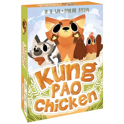 Kung Pao Chicken - Social Deduction Party Card Game, are You The Chicken Or Fox, Quick Play, Family Ages 10+, 3-5 Players, 15 Min