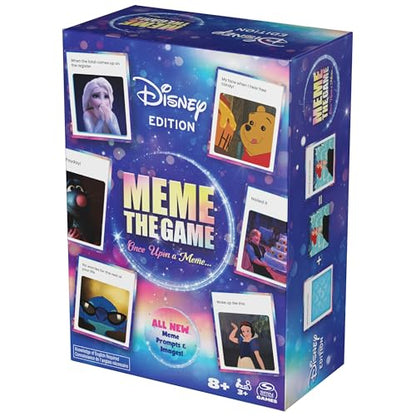 Spin Master Games Disney Meme the Game Card Game | Hilarious Family Caption Contest Game, Pair Disney Scenes with Funny Prompt Cards, For 3-6 Players, Ages 8 & Up - style: Disney Meme Board Game