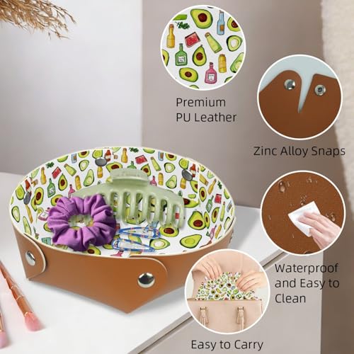 2Pcs PU Dice Holder Folding for RPG DND Table Games, Dice Trays Storage Box Portable Folding Rolling Dice Tray, Kitchen and Avocado - color: Multi 1