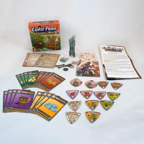 Engines of War ⎸Castle Panic Expansion ⎸Board Game for Adults and Family ⎸Cooperative Board Game ⎸Ages 8+ ⎸for 1 to 6 Players - style: Engines of War Expansion