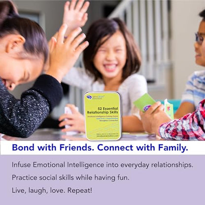 52 Essential Emotional Intelligence Training - Relationship Skills Card Game for Empathy, Trust Building Activities, Conversation Starters, Team Icebreaker Tools - By Harvard Researcher - style: Emotional Intelligence