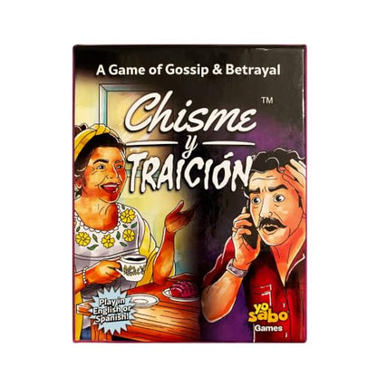 Yo Sabo Gossip and Betrayal (Chisme y Traición) Games | All-in-One Social Deduction Card Game | 2 Themes & 4 Decks Inside in Full English & Spanish | Party Game for Ages 13+, 4-12 Players