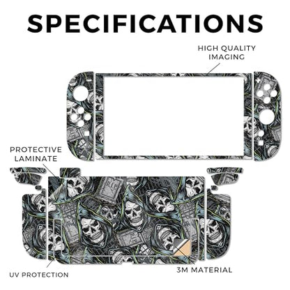 Glossy Glitter Gaming Skin Compatible with Nintendo Switch 2 Console Only - Wall of Death - Premium 3M Vinyl Protective Wrap Decal Cover - Easy to Apply | Crafted in The USA by MightySkins - color: Wall Of Death, size: Switch 2 Console Skin Only, style: G