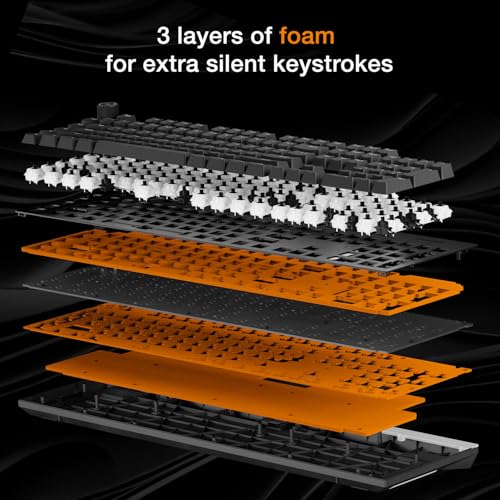 be quiet! Light Mount Tactile, Gaming Keyboard, Mechanical Silent Switches | Hot-Swappable Silent Switches, Triple-layered dampening, 3D Media Wheel, PBT Double-Shot Keycaps, ARGB, Programmable Keys - style: Light Mount Tactile