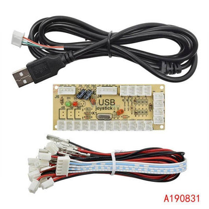 Zero Delay Arcade USB Encoder PC to Joystick and Button for MAME Fight Stick Control Circuit Board DIY Arcade Game Kit Parts