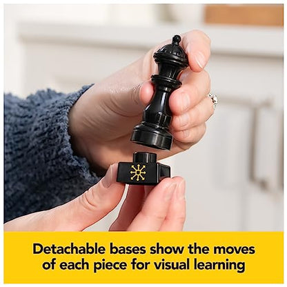 Spin Master Games, Chess Made Simple, Learn to Play Strategy Board Games for Beginners, Chess, 2 Players, for Kids Ages 8 & Up - size: 1