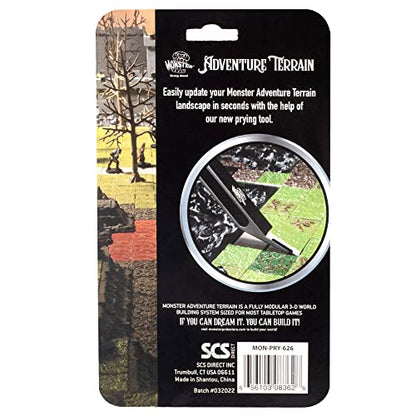 Monster Adventure Terrain Prying Tool - 2 Pack - Easily Removes Terrain Tiles and Pieces from baseplates to Quickly Change Your DND Dungeons Dragons or RPG 3D Tabletop World in Minutes