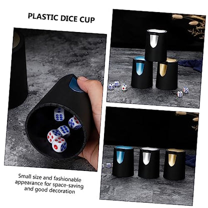 DECHOUS 1pc Plastic Dice Cup for Ktv and Party Games Compact and Lightweight Dice Storage Holder for Tabletop Fun for Family Gatherings and Indoor Entertainment