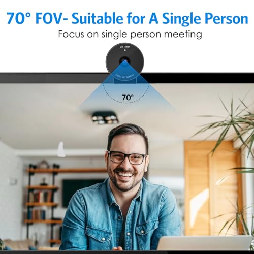EMEET C950 1080P Webcam - USB Webcam with Microphone & Physical Privacy Cover, Auto Light Correction, Fixed Focus, USB Plug & Play, Ultra Web Cam w/ 70°View for Meeting/Online Classes/Zoom/YouTube - style: 1080P Ultimate Cost Effective