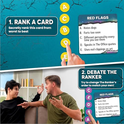 Change My Mind - Outrageous Debate and Rank Adult Party Game | Ages 17+, 3-8 Players - Party Games - Game Nights, Parties, College & Friends