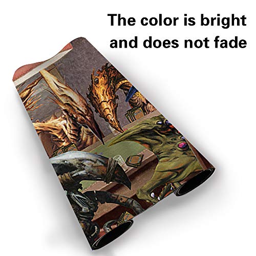 Board Game TCG Playmat Table Mats Games Size 60X35 cm Mousepad Compatible for MTG RPG CCG Trading Card Game Play mats (SLIVERS-Playing-Poker) - color: Slivers-playing-poker