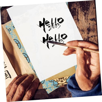 IWOWHERO 500pcs Thick Copy Paper for Calligraphy Writing Package Chinese Character Post Practice Paper Pad