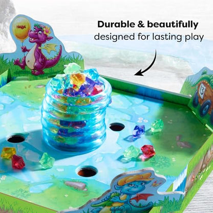 HABA Dragon's Breath Board Game - Award- Winning Board Games for Family Night and Exciting Tabletop Adventures for Dragon Fans Ages 5 and Up