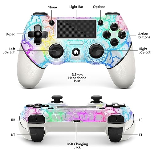 AceGamer Wireless Controller for PS5/Pro/Slim/Windows PC, Hall Effect Joysticks, Macro/Turbo Function - color: Black