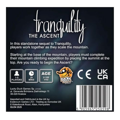 Lucky Duck Games Tranquility: The Ascent | Cooperative Family Game | 1-5 Players, Ages 8+ | 20-Minute Gameplay