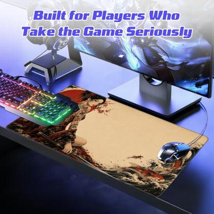 Koi Wave Tattoo MTG Playmat, Card Game Play Mat with Stitched Edges, Smooth Surface Board Game Trading Card Mat, Non-Slip Rubber Base Large Gaming Mouse Pad 24 x 14 Inch - color: Koi Wave Tattoo