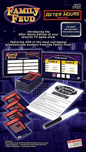 Endless Games Family Feud After Hours 2018 Edition - Party Game for Ages 17 and Up
