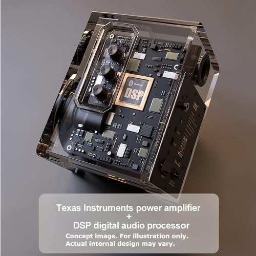 60W Desk Speakers for PC, Bluetooth 5.3 DSP, 24-Bit Optical, USB-C/AUX, Silk-Dome Tweeter, Carbon-Fiber Driver, for Laptop/Mac/Monitor (Slate Blue) - color: Slate Blue