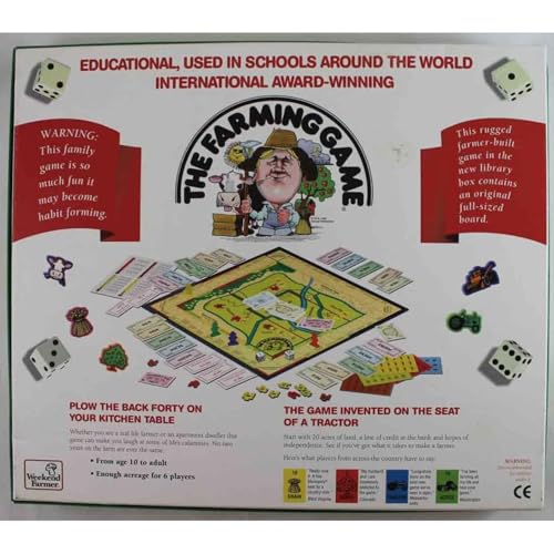 The Farming Game Board Game | Farm Strategy Game, Manage Crops, Livestock & Markets, Family Fun for Kids & Adults, Ages 10+, 2-6 Players, 60-90 Mins