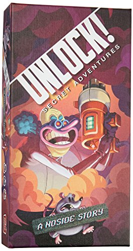 UNLOCK! Secret Adventures - A Noside Story Card Game - Escape Room-Inspired Cooperative Adventure, Fun Family Game for Kids and Adults, Ages 10+, 1-6 Players, 1 Hour Playtime, Made by Space Cowboys