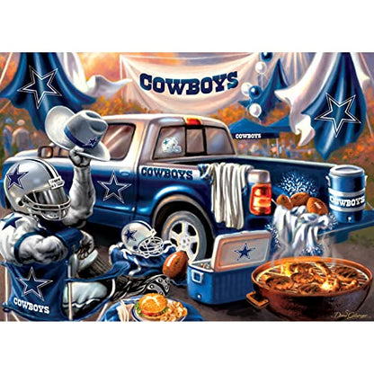 MasterPieces - 1000 Piece Jigsaw Puzzle, NFL Dallas Cowboys, Fun for Adults and Family, Non-Glare Finish, 19.25"x26.75" - style: Dallas Cowboys