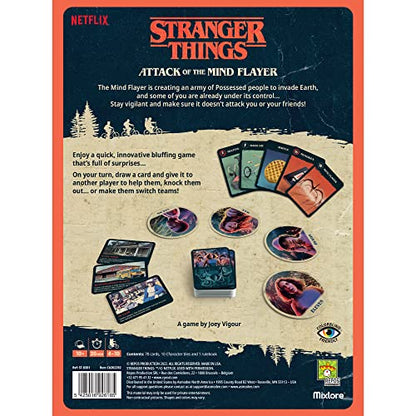Stranger Things: Attack of The Mind Flayer Party Game - Immersive Social Deduction & Bluffing Strategy Game for Kids & Adults, Ages 10+, 4-10 Players, 20 Minute Playtime, Made by Repos Production