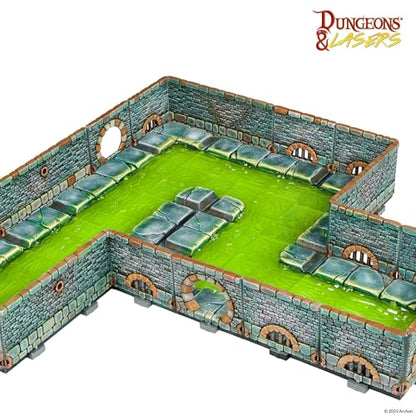 Dungeons & Lasers: Sewers Core Set Miniature Terrain – Unpainted by Archon Studios - Compatible with DND and Other Tabletop RPG Games